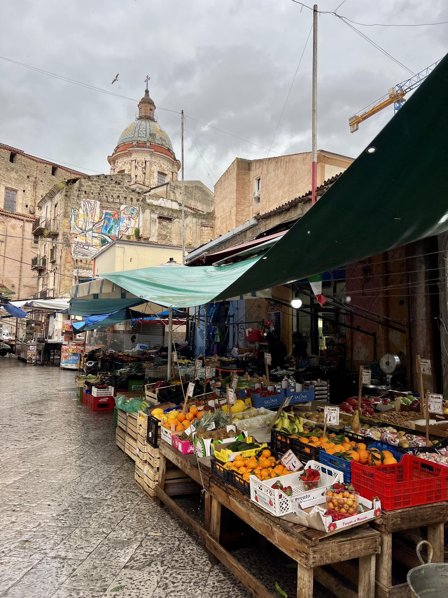 Les marchés Ballaro et Vucciria